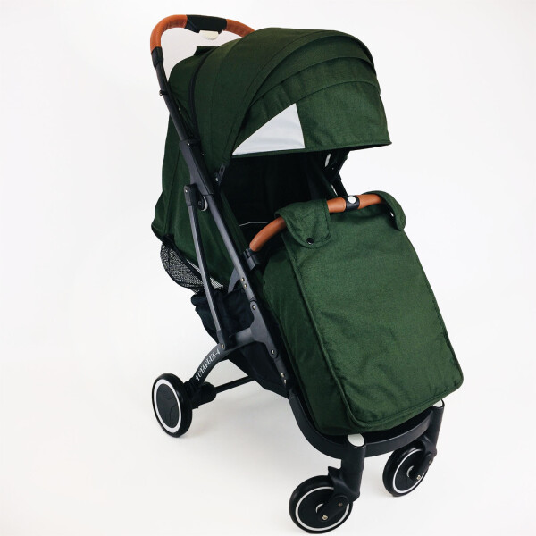 

прогулочная YOYA plus 4-2020, рама чёрная, расцветка Зелёная