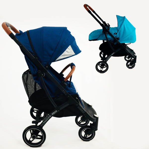 

универсальная YOYA plus PRO 2020 -2в1, цвет Синий с люлькой Голубой