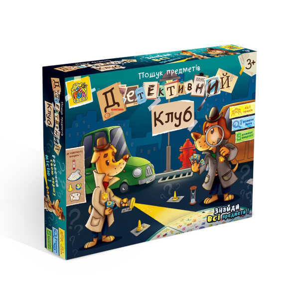 

Настольная игра FUN GAME Детективный клуб 54054