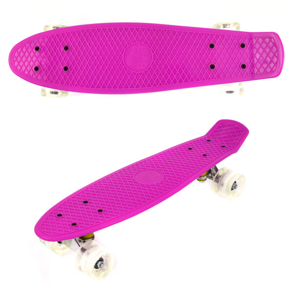 

Скейт Profi Penny Board LED MS0848-2 Розовый