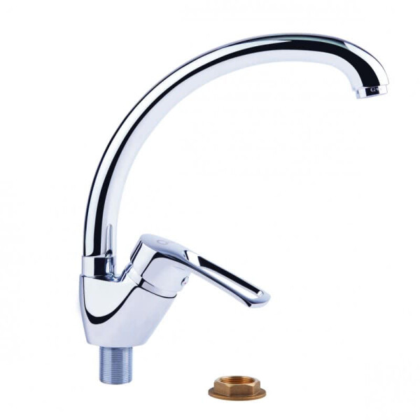 

Смеситель для кухни Q-Tap Hansberg Crm 008F U На Гайке K40