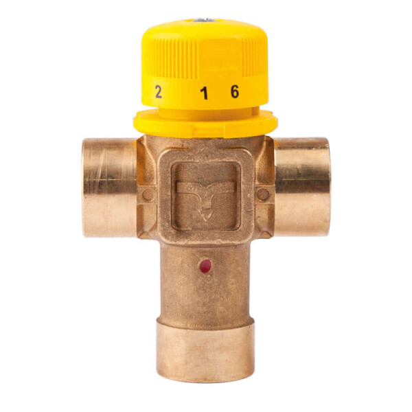 

Смеситель темостатический для гелиосистемы 1" (30-60С) Kv 3, Icma S101