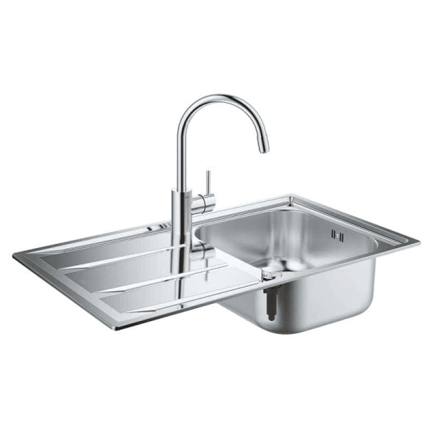 

Кухонная мойка K400 + Смеситель Concetto 32663001 Grohe Ex Sink 31570Sd0