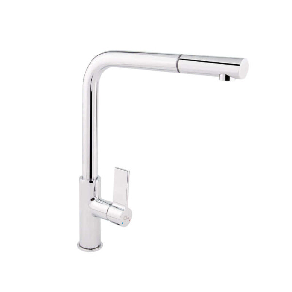 

Смеситель для кухни Q-Tap Iris Crm 007F С Выдвижным Изливом