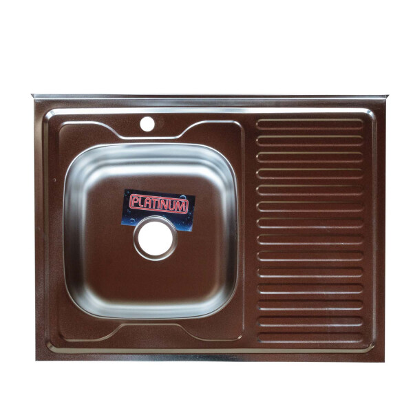 

Кухонная мойка Platinum 8060 R Satin 0,4 Мм