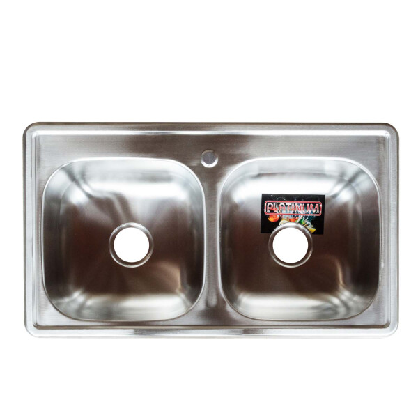 

Кухонная мойка Platinum 8348D Satin