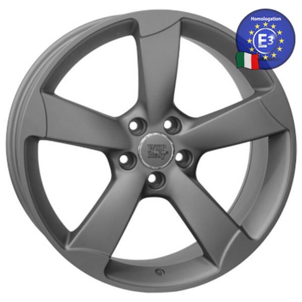 

Литой диск WSP Italy AUDI W567 GIASONE R18 W7,5 PCD5X112 ET43 DIA66,6 MATT GUN METAL