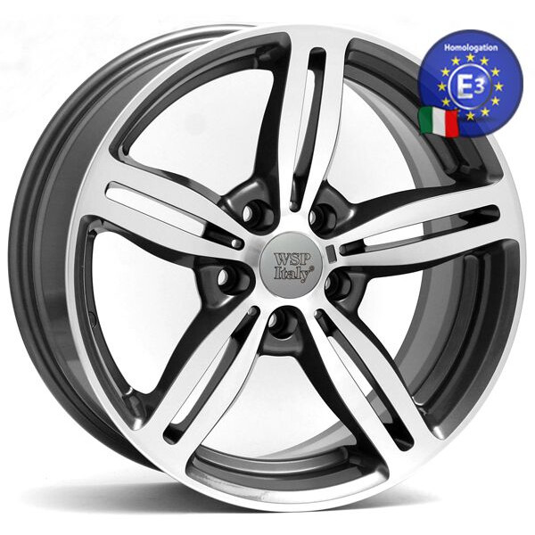 

Литой диск WSP Italy BMW W652 Agropoli R19 W9,5 PCD5X120 ET34 DIA72,6 ANTHRACITE POLISHED