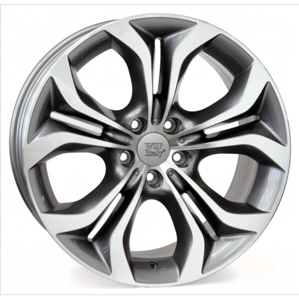 

Литой диск WSP Italy BMW W674 AURA R18 W8 PCD5X120 ET43 DIA72,6 ANTHRACITE POLISHED