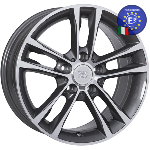 

Литой диск WSP Italy BMW W681 ACHILLE R19 W8 PCD5X120 ET29 DIA72,6 ANTHRACITE POLISHED