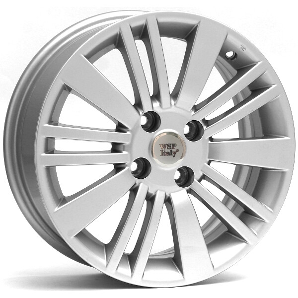 

Литой диск WSP Italy FIAT W142 USTICA R15 W6 PCD4X100 ET38 DIA56,6 SILVER