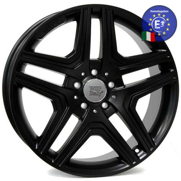 

Литой диск WSP Italy MERCEDES W766 AMG NERO R21 W10 PCD5X112 ET46 DIA66,6 DULL BLACK