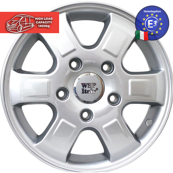

Литой диск WSP Italy MERCEDES W776 RHINO R15 W6 PCD5X130 ET60 DIA84,1 SILVER