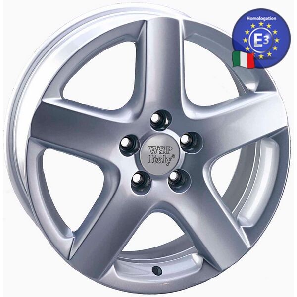 

Литой диск WSP Italy VOLKSWAGEN W436 RAVELLO VO36 R17 W7 PCD5X100 ET42 DIA57,1 SILVER