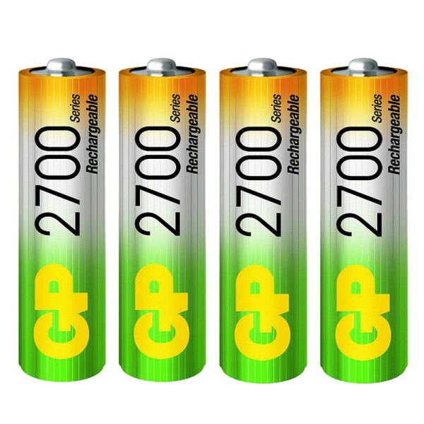 

Аккумулятор GP 2700 mAh AA NiMH (HR6) 4шт