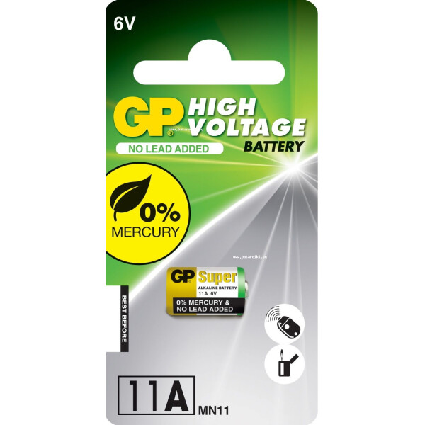

Батарейка GP 11A (MIN11) 6V