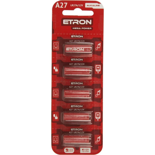 

Батарейки Etron A27-C5 Mega Power 5 шт