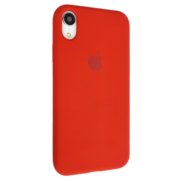 

Чехол-накладка Silicone Case Full Cover для Apple iPhone XR (Красный)
