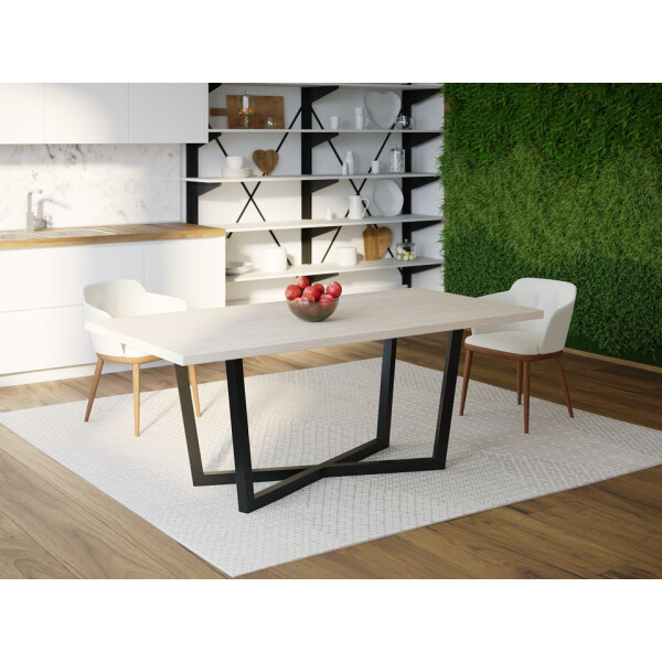 

Обеденный стол HYGGE HG146 Скандерборг 135 х 80 х 75 см ДСП Дуб Белый (HG14613875whOPar)