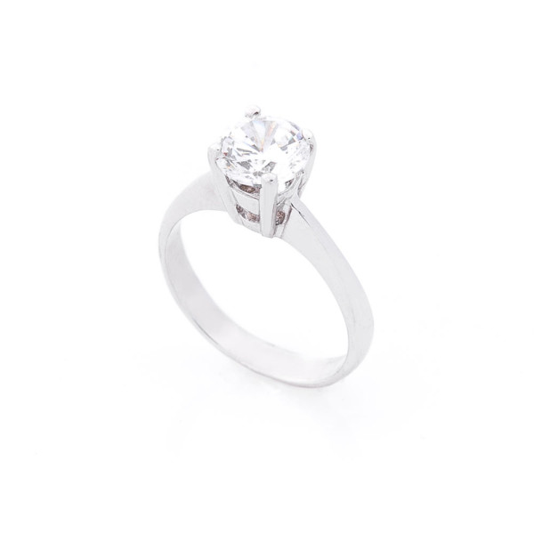 

Кольцо из серебра с куб. цирконием, размер 17 (1625684)