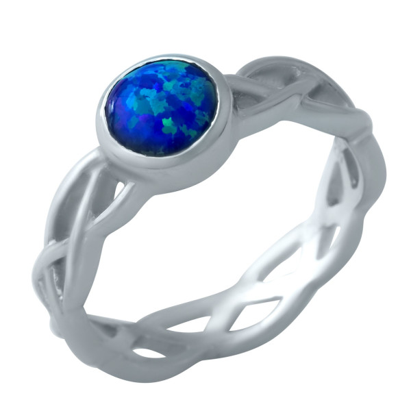 

Кольцо из серебра с опалом, размер 16.5 (1631796)