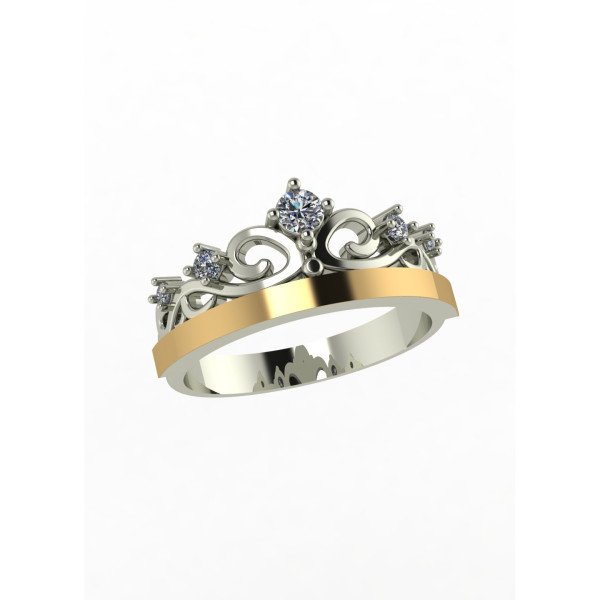 

Кольцо из серебра с куб. циркониями, размер 21 (1646139)