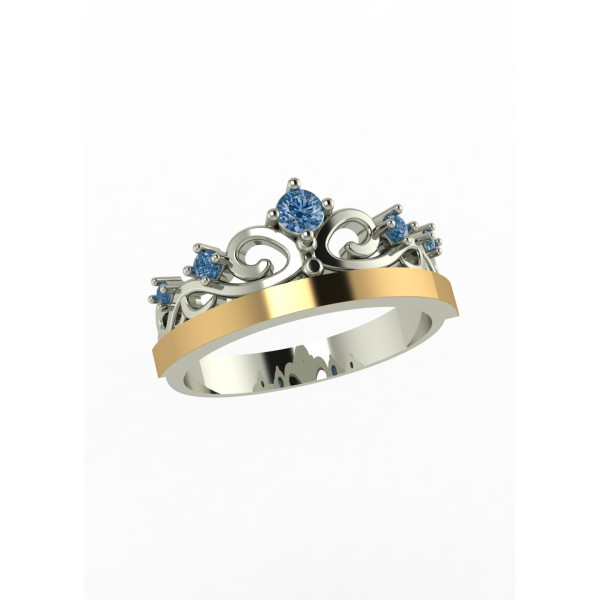 

Кольцо из серебра с куб. циркониями, размер 20.5 (1646144)