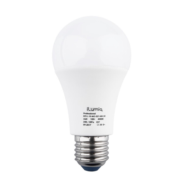 

Лампа светодиодная iLUMIA низковольтная 10W 24V 4000K E27 LP534