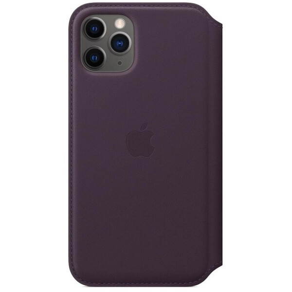 

Чехол для мобильного телефона Apple iPhone 11 Pro Leather Folio - Aubergine (MX072ZM/A)