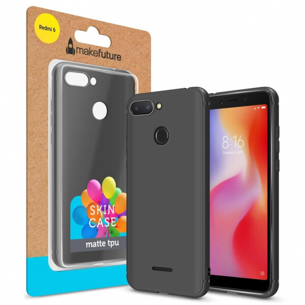

Чехол для мобильного телефона MakeFuture Skin Case Xiaomi Redmi 6 Black (MCSK-XR6BK)