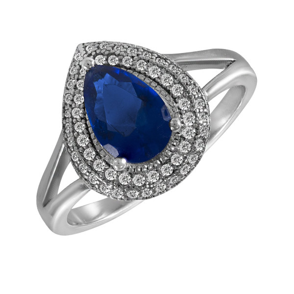 

Кольцо из серебра с куб. циркониями, размер 18 (1655622)