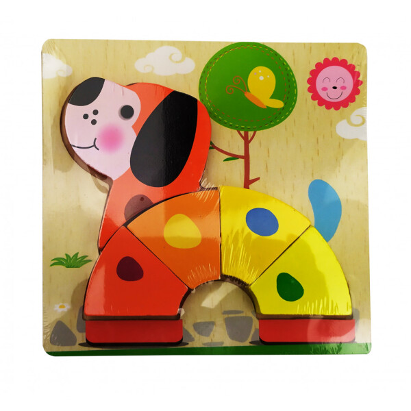 

Деревянная игрушка Пазлы MD 0904 (Собака)