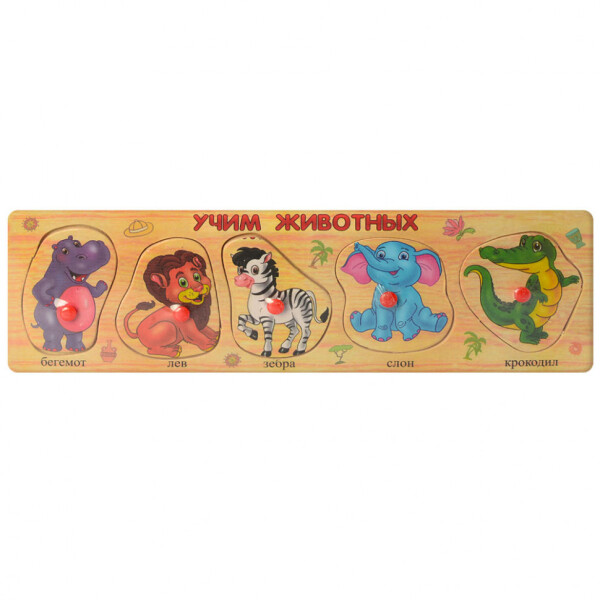 

Деревянная игрушка Рамка-вкладыш MD 2022 (Учим животных)