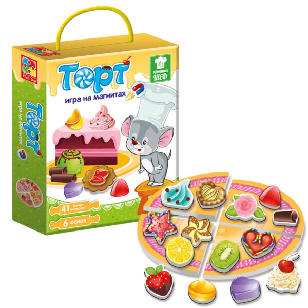 

Игра магнитная Торт VT3004-07 (рус)