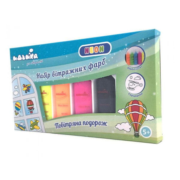 

Набор витражных красок NEON Воздушное путешествие 98512