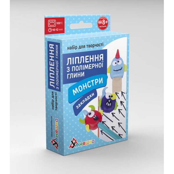 

Набор для творчества. Лепка из полимерной глины Закладки Монстры (ПГ-006) PG-006
