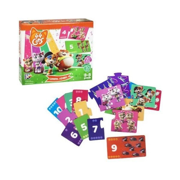 

Развивающая игра 44 Кота Цифры Счет VT5202-15 (укр)