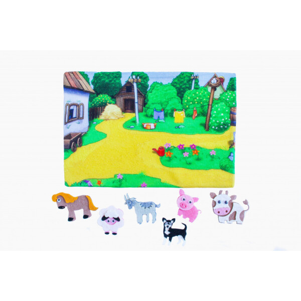 

Развивающая игра с фетра Домашние животные (ПФ-003) PF-003