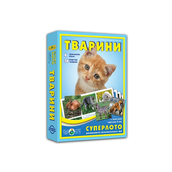 

Супер ЛОТО Животные 81923