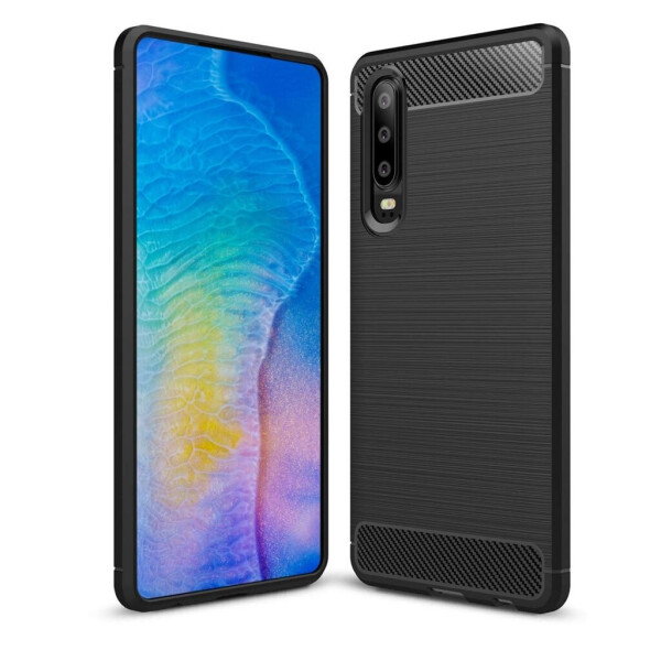 

Чехол для мобильного телефона Laudtec для Huawei P30 Carbon Fiber (Black) (LT-P30B)