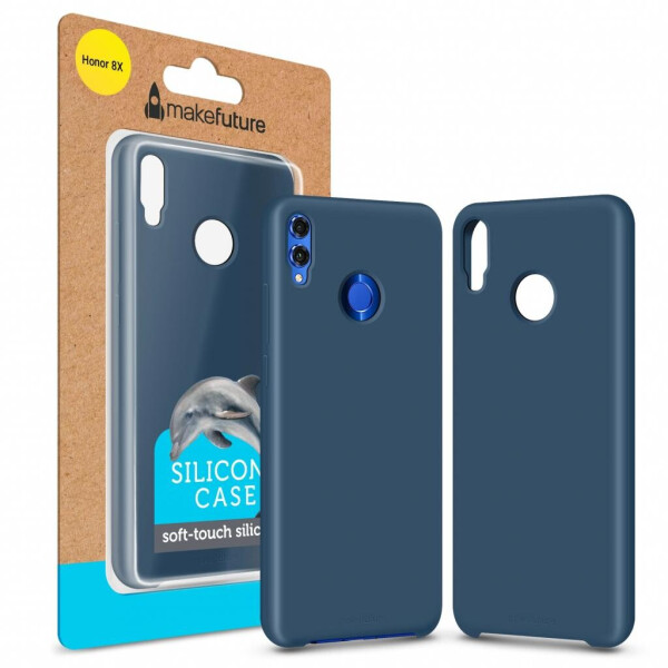 

Чехол для мобильного телефона MakeFuture Silicone Case Honor 8X Blue (MCS-H8XBL)