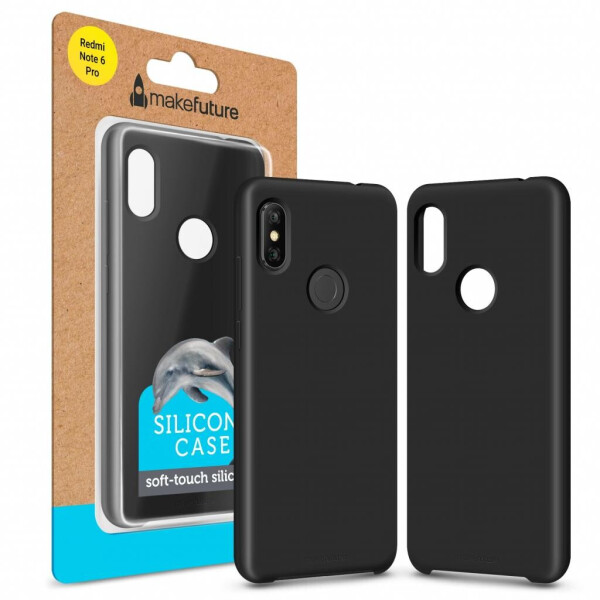 

Чехол для мобильного телефона MakeFuture Silicone Case Xiaomi Redmi Note 6 Pro Black (MCS-XRN6PBK)