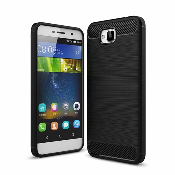 

Чехол для мобильного телефона для Huawei Y6 Pro Carbon Fiber (Black) Laudtec (LT-HY6PROB)