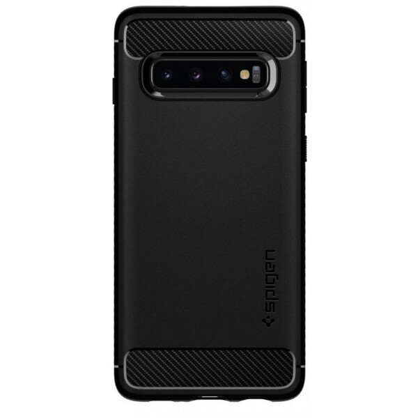 

Чехол для мобильного телефона Spigen Galaxy S10 Rugged Armor Matte Black (605CS25800)