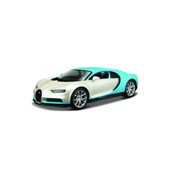 

Машинка Maisto Bugatti Chiron бело-голубой - тюнинг (1:24) (32509 white/blue) Original