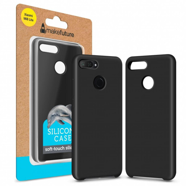 

Чехол для мобильного телефона MakeFuture Silicone Case Xiaomi Mi8 Lite Black (MCS-XM8LBK)