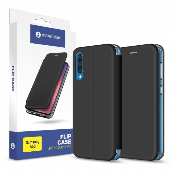 

Чехол для мобильного телефона MakeFuture Flip Case (Soft-Touch PU) Samsung A50 Black (MCP-SA505BK)