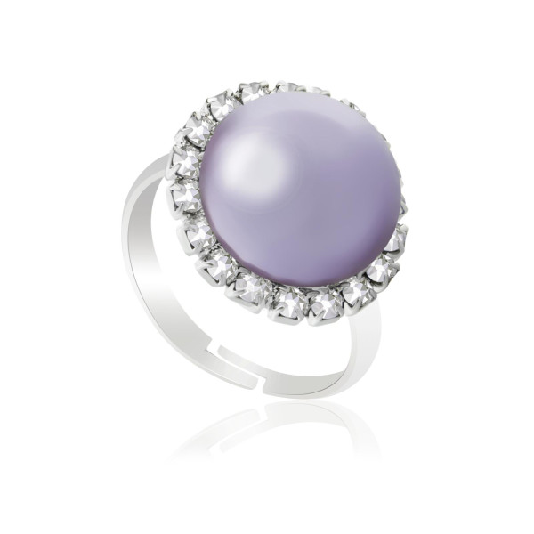 

Кольцо с кристаллами Swarovski и искусств. жемчугом (1662417)