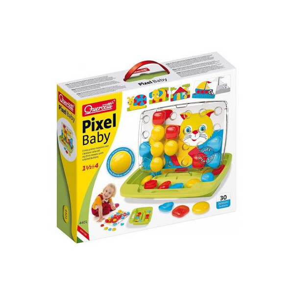 

Набор для творчества QUERCETTI Мозаика 30 крупных фишек + доска-кейс (4401-Q)