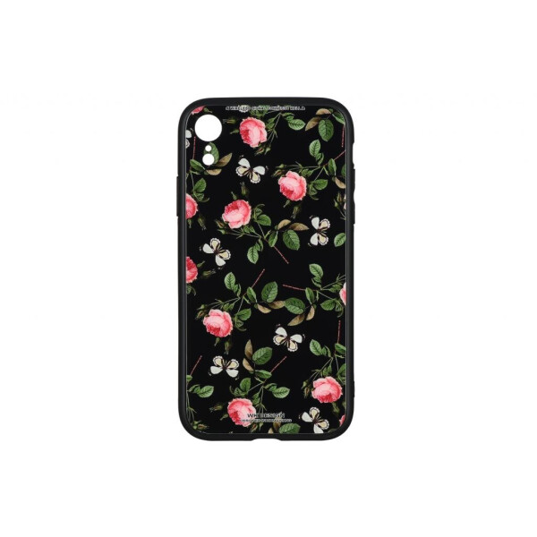 

Чехол для мобильного телефона WK iPhone XR, WPC-061, Flowers RD/BK (681920359845)